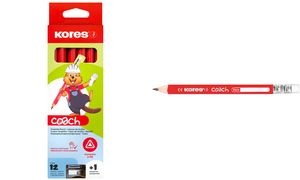 Kores Bleistift COACH, dreieckig, Härtegrad: 2 HB