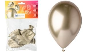 PAPSTAR Luftballons "Shiny Prosecco", groß, champagner