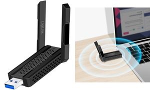 LogiLink WiFi USB 3.0 Adapter, mit Antennen, 5,8 GHz