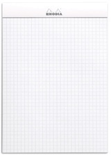 RHODIA Notizblock No. 16, DIN A5, kariert, weiß