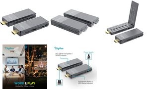 DIGITUS 4K Wireless HDMI Extender Set, 150 m, 4K/60Hz