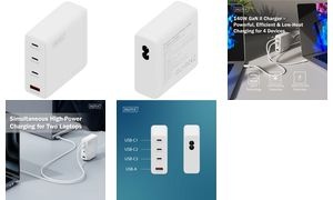 DIGITUS USB-Adapterstecker GaN Charger, 3x USB-C/1x USB-A