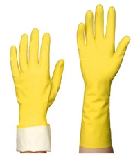 Spontex Latex-Handschuh Multi-Use, Größe L, gelb