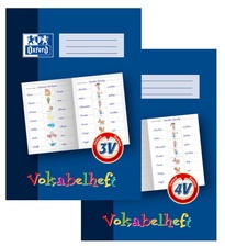 Oxford Vokabelheft, Lineatur: 3V, DIN A4, 16 Blatt