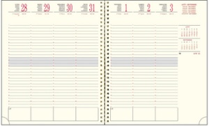 EXACOMPTA Agenda de bureau SAD 22S Méline, 2026/27, 16 mois