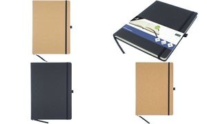 kangaro Notizbuch, 96 Blatt, DIN A4, liniert, schwarz