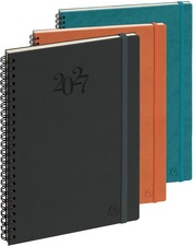 EXACOMPTA Agenda de bureau "Eurotime 29S", 2027, bleu canard