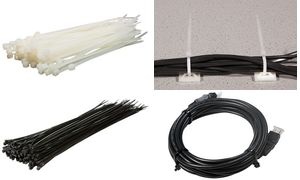 LogiLink Kabelbinder, 100 x 2,5 mm, Nylon, schwarz