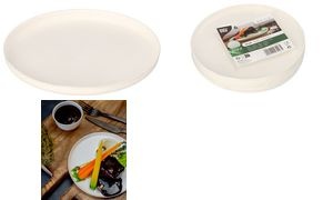 PAPSTAR Zuckerrohr-Teller "pure", rund, 120 mm, 10er