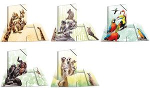 HERMA Eckspannermappe Exotische Tiere, A4, Tropendique