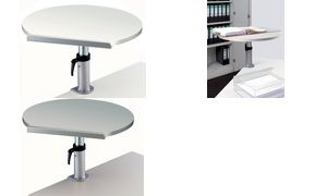 MAUL Tischpult mit Tischklemme, höhenverstellbar, weiß