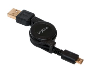 LogiLink Micro USB OTG Anschlusskabel, USB-A - Micro USB