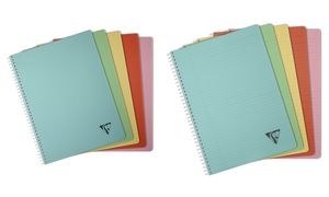Clairefontaine Spiralbuch LINICOLOR, DIN A4, sortiert