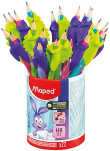 Maped Bleistift, mit Radierer & Schreibhilfe, 22er Köcher