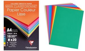 Clairefontaine Tonpapierblock MAYA, DIN A4, 20 Blatt