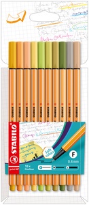 STABILO Fineliner point 88, 18er Kartonetui