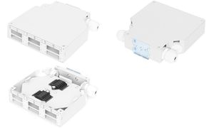 DIGITUS Hutschienenadapter für 6x SC/DX Kupplungen, grau