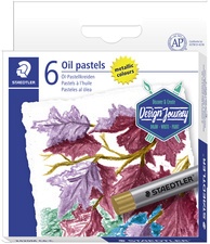 STAEDTLER Ölpastellkreide Metallic, 6er Kartonetui