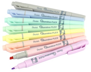Pentel Textmarker Illumina Flex Pastel, 48er Display