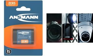 ANSMANN Lithium Batterie 2CR5, 6 Volt, Blisterkarte