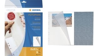 HERMA Fotokarton, 230 x 297 mm, weiß, Inhalt: 250 Blatt