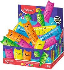 Maped Textmarker Mini FLUO'PEPS KAWAI, 48er Display