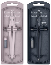 FABER-CASTELL Schnellverstellzirkel STREAM 2025, sortiert