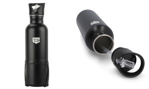 FISCHER Fahrrad-Trinkflasche, 0,75 Liter, schwarz