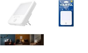 VARTA Orientierungslicht "Motion Sensor Plug Light", weiß