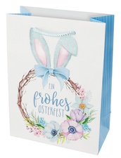 SUSY CARD Oster-Geschenktüte "Bunny & Flowers"