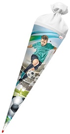 ROTH Schultüte "Fußballstar", rund, 700 mm, mit Effekt