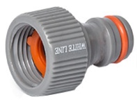 Bradas Hahnstück WHITE LINE, 3/4" Innengewinde, grau