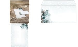 sigel Weihnachts-Umschlag Eucalyptus magic, DIN lang