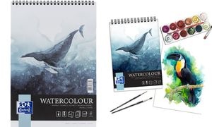 Oxford Art Aquarellblock "Watercolour", DIN A4, 300 g/qm