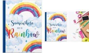 RNK Verlag Notizbuch "Over the Rainbow", DIN A4, blanko