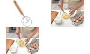 metaltex Dänischer Schneebesen Arizona, Buchenholz-Griff