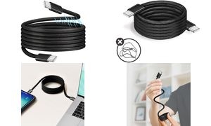LogiLink Magnetisches Daten- & Ladekabel, USB-C, 1,0 m