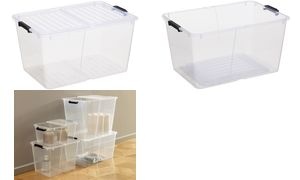 plast team Aufbewahrungsbox HOME BOX FLEX, 50 Liter