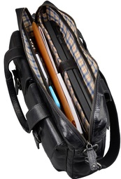 PRIDE&SOUL Notebook-Tasche "REAL ME", Leder, schwarz