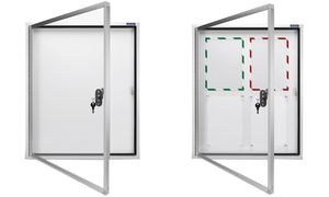 magnetoplan Schaukasten CC, 4 x DIN A4, Außen-/Innenbereich