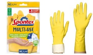 Spontex Latex-Handschuh Multi-Use, Größe L, gelb