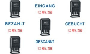COLOP Datumstempel Mini-Dater S 160/L1 "EINGANG", schwarz