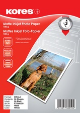 Kores Foto-Papier, DIN A4, 180 g/qm, matt