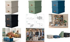 LEITZ Aufbewahrungsbox-Set Puro, Karton, 17 Liter,salbeigrün