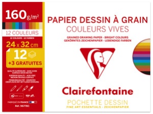 Clairefontaine Künstlerpapier "à Grain", Aktionspack