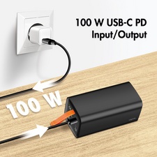 LogiLink Powerbank mit Display, 50.000 mAh, schwarz