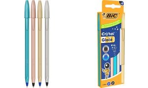 BIC Kugelschreiber Cristal Glacé, 4er Kartonbox