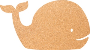 Securit Korktafel SILHOUETTE "Wal"