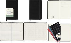 MOLESKINE Taschenkalender 2027, Wochen, P/A6,Hardc.,schwarz