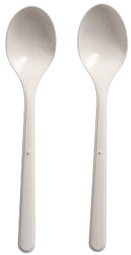 PAPSTAR Mehrweg-Kaffeelöffel, Länge: 130 mm, weiß, 50er